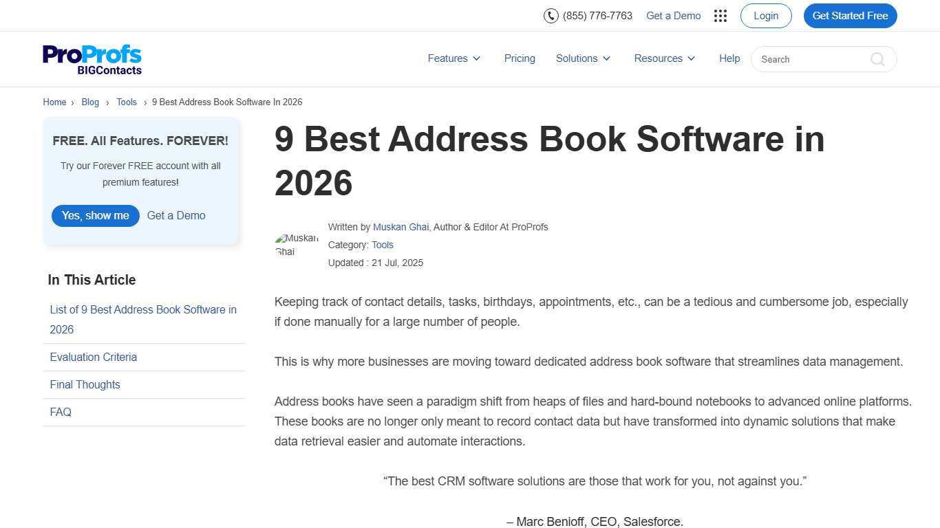 9 Best Address Book Software for Businesses in 2026